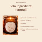 Candela Spice Pumpkin – Candela di soia profumata fatta a mano,200gr