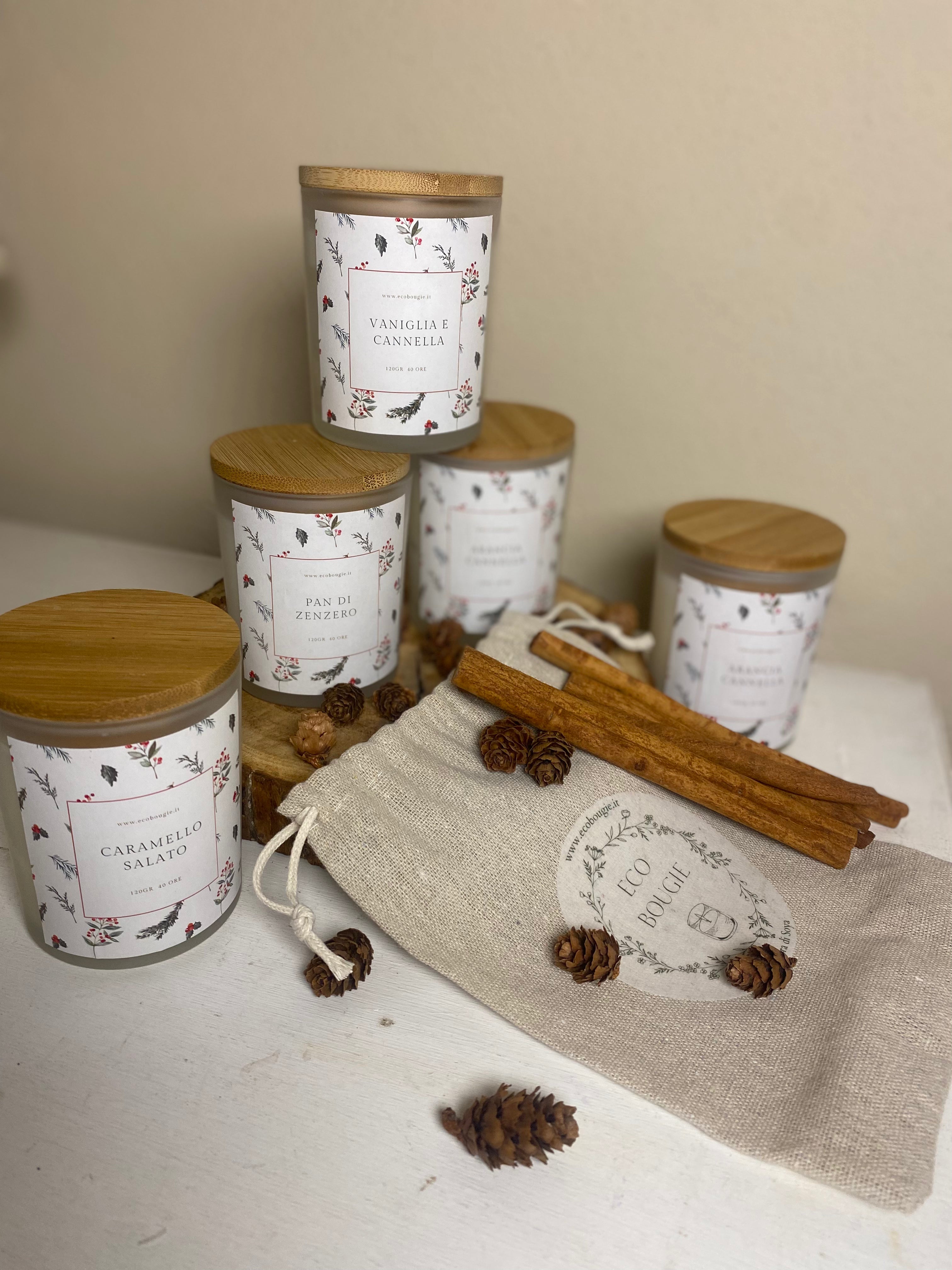 Christmas Candle in jar da 120 gr