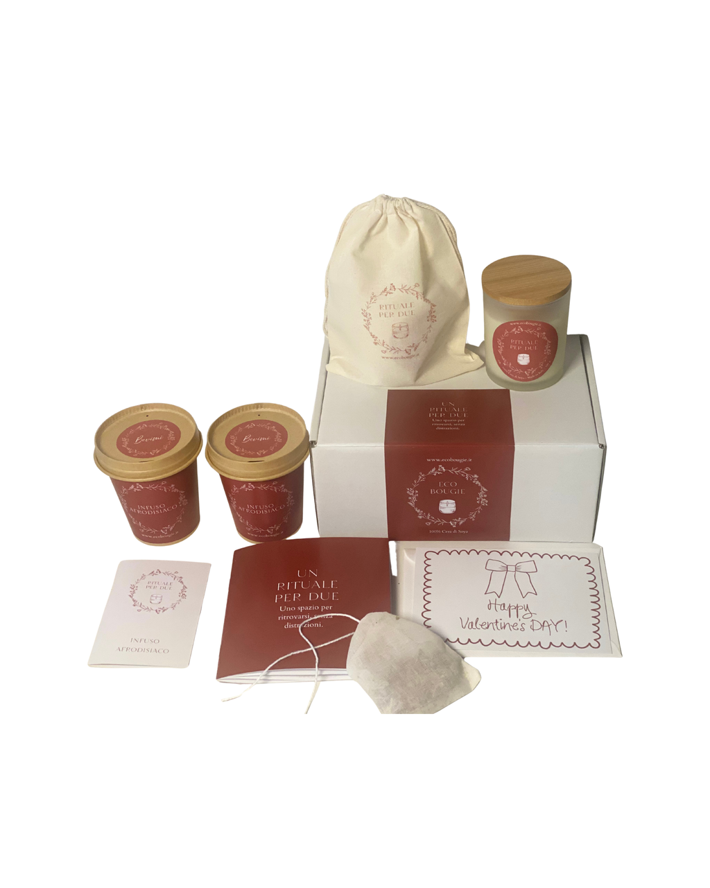 Rituale per Due Kit con candela all’iris e infuso afrodisiaco-Spedizione gratuita